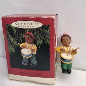 Hallmark Keepsake Little Drummer Boy 1993 Made in Sri Lanka Christmas Ornament
